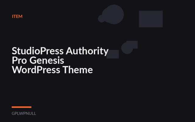 StudioPress Authority Pro Genesis WordPress Theme