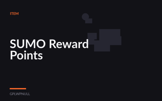 SUMO Reward Points