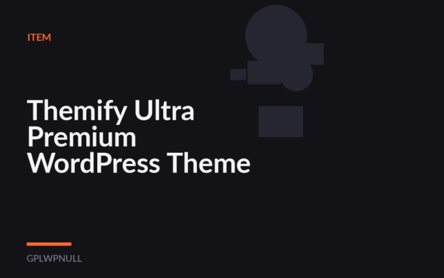 Themify Ultra Premium WordPress Theme