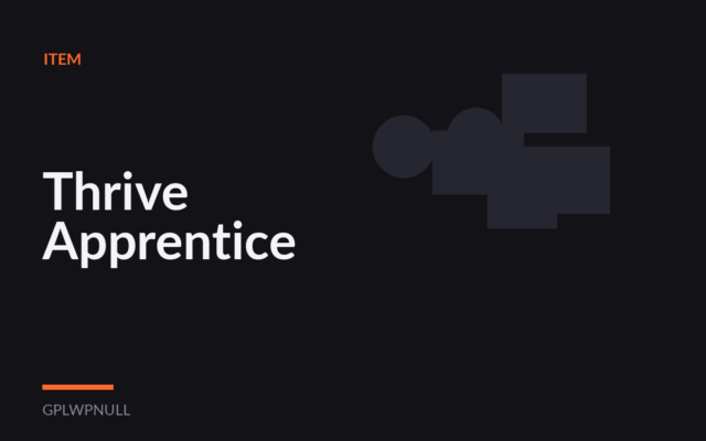 Thrive Apprentice
