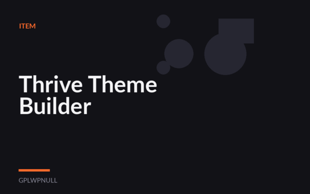 Thrive Theme Builder
