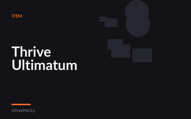 Thrive Ultimatum