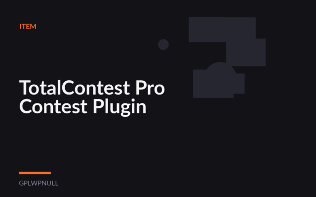 TotalContest Pro Contest Plugin