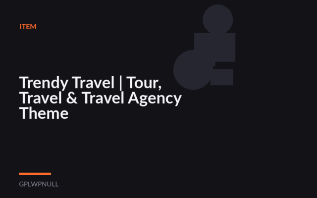 Trendy Travel | Tour, Travel & Travel Agency Theme