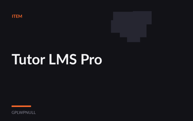 Tutor LMS Pro