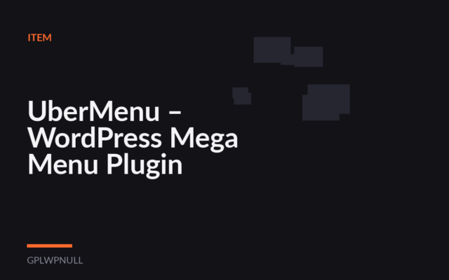 UberMenu – WordPress Mega Menu Plugin