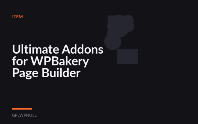 Ultimate Addons for WPBakery Page Builder