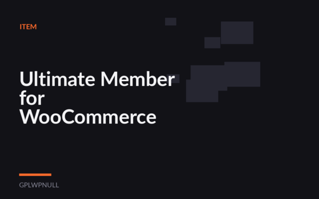 Ultimate Member for WooCommerce
