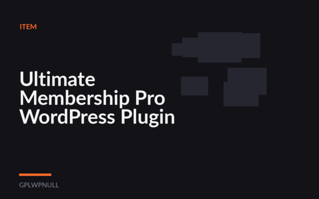 Ultimate Membership Pro WordPress Plugin