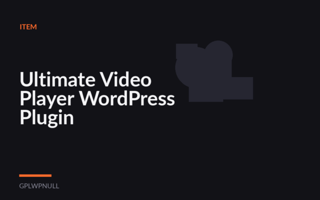 Ultimate Video Player WordPress Plugin