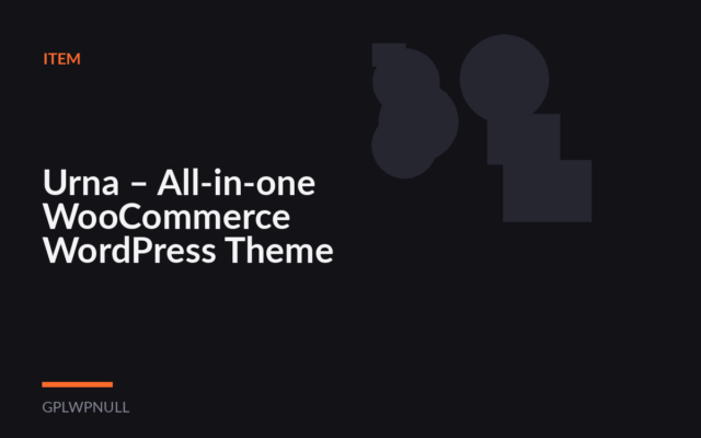 Urna – All-in-one WooCommerce WordPress Theme