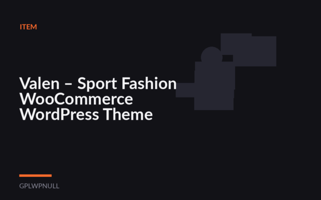 Valen – Sport Fashion WooCommerce WordPress Theme