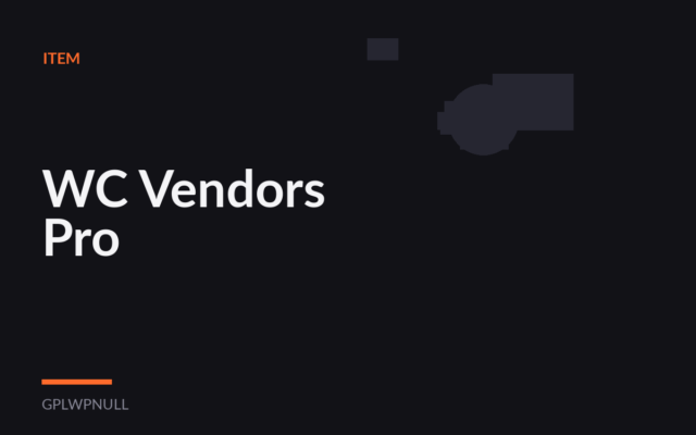 WC Vendors Pro