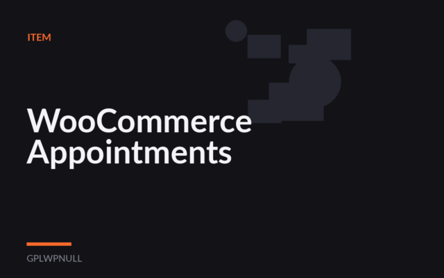 WooCommerce Appointments