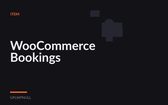 WooCommerce Bookings