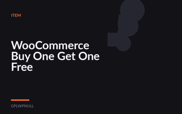 WooCommerce Buy One Get One Free