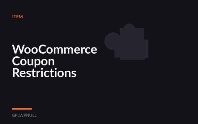 WooCommerce Coupon Restrictions
