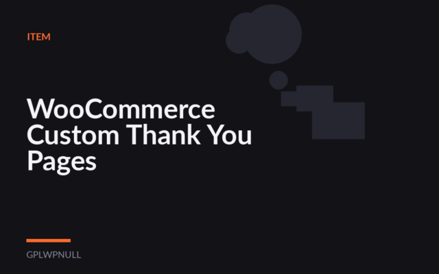 WooCommerce Custom Thank You Pages