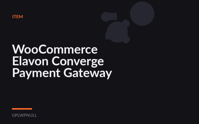 WooCommerce Elavon Converge Payment Gateway