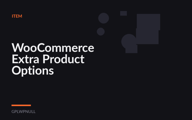 WooCommerce Extra Product Options