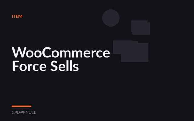 WooCommerce Force Sells
