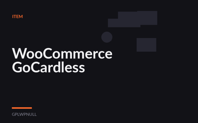 WooCommerce GoCardless