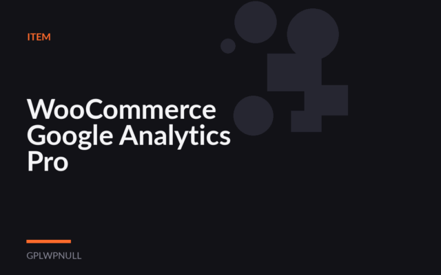 WooCommerce Google Analytics Pro