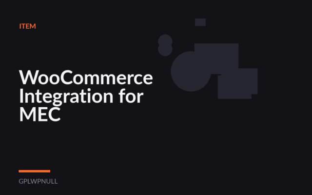 WooCommerce Integration for MEC
