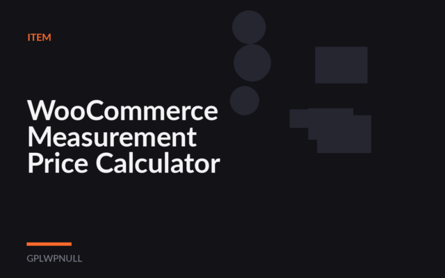 WooCommerce Measurement Price Calculator