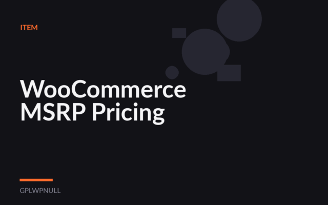 WooCommerce MSRP Pricing