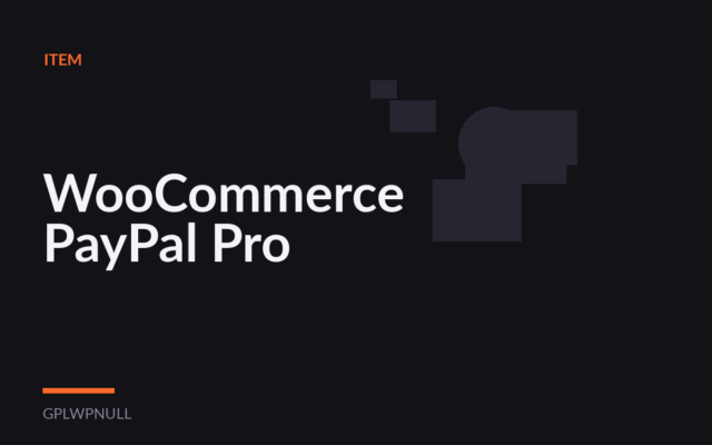 WooCommerce PayPal Pro