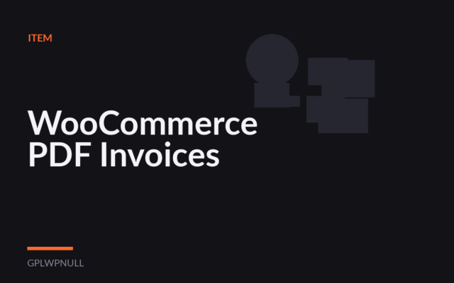 WooCommerce PDF Invoices