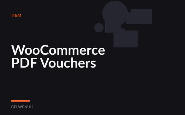 WooCommerce PDF Vouchers