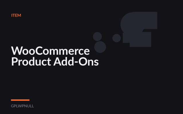 WooCommerce Product Add-Ons
