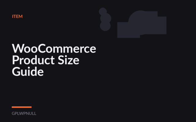 WooCommerce Product Size Guide