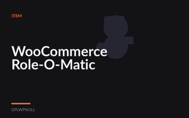 WooCommerce Role-O-Matic