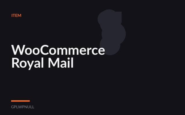 WooCommerce Royal Mail