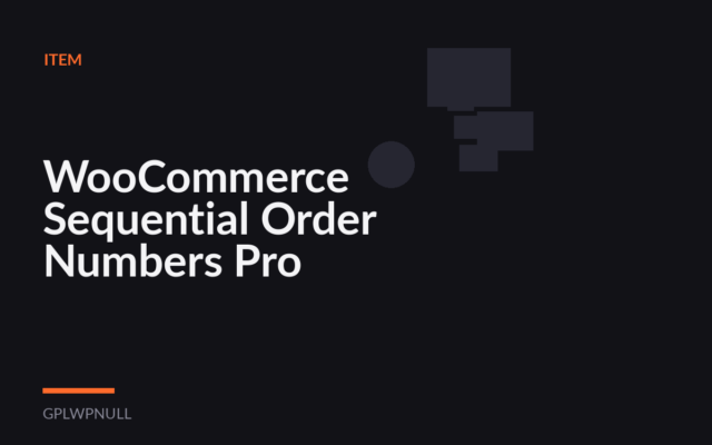 WooCommerce Sequential Order Numbers Pro