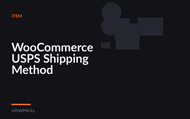 WooCommerce USPS Shipping Method