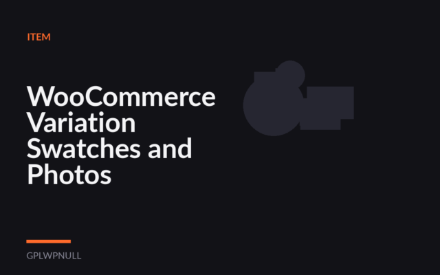 WooCommerce Variation Swatches and Photos