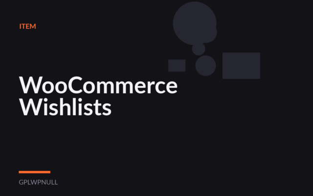 WooCommerce Wishlists