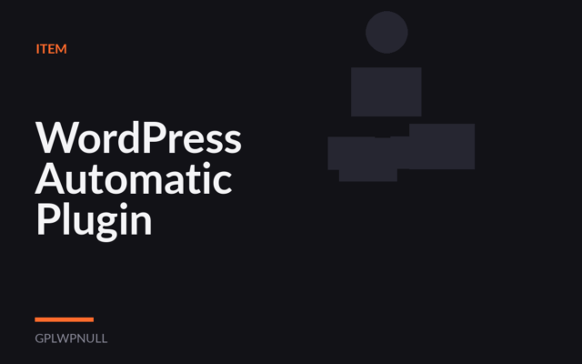 WordPress Automatic Plugin