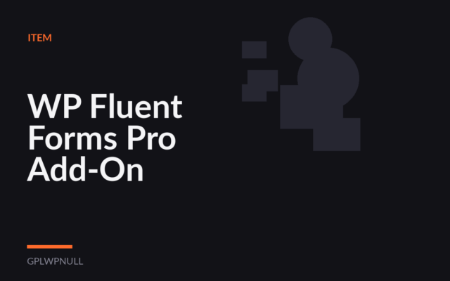 WP Fluent Forms Pro Add-On