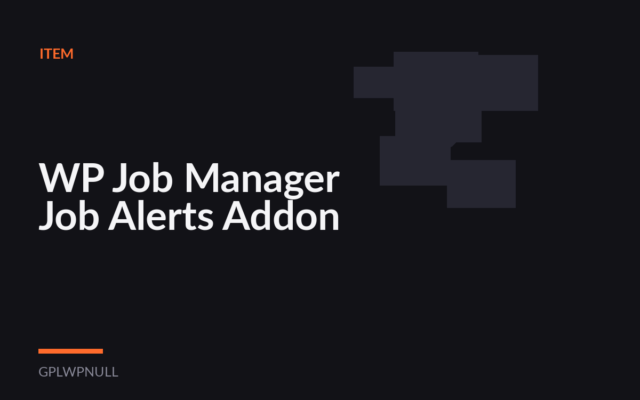 WP Job Manager Job Alerts Addon