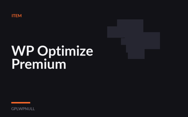 WP Optimize Premium