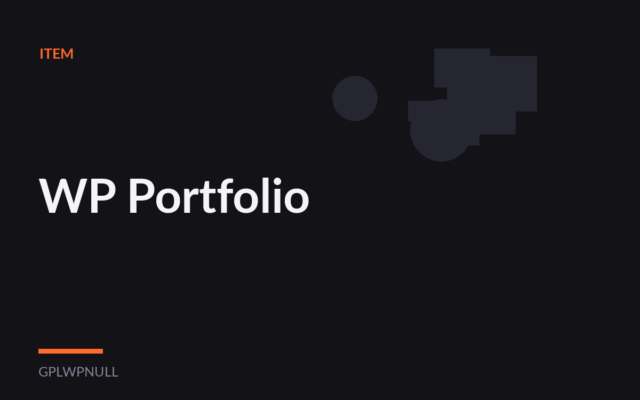 WP Portfolio