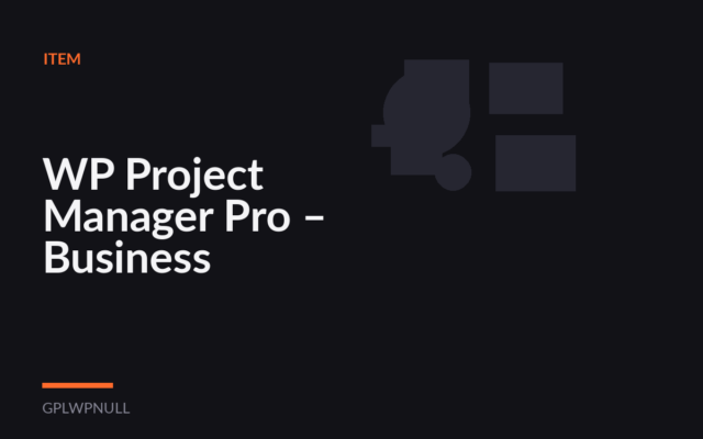 WP Project Manager Pro – Business
