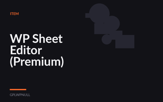 WP Sheet Editor (Premium)