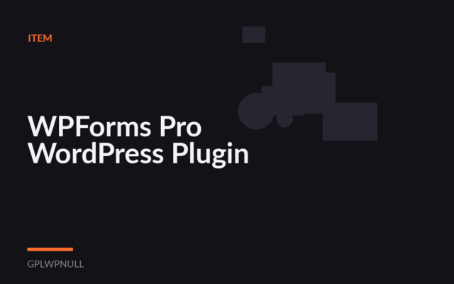 WPForms Pro WordPress Plugin