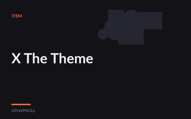 X The Theme